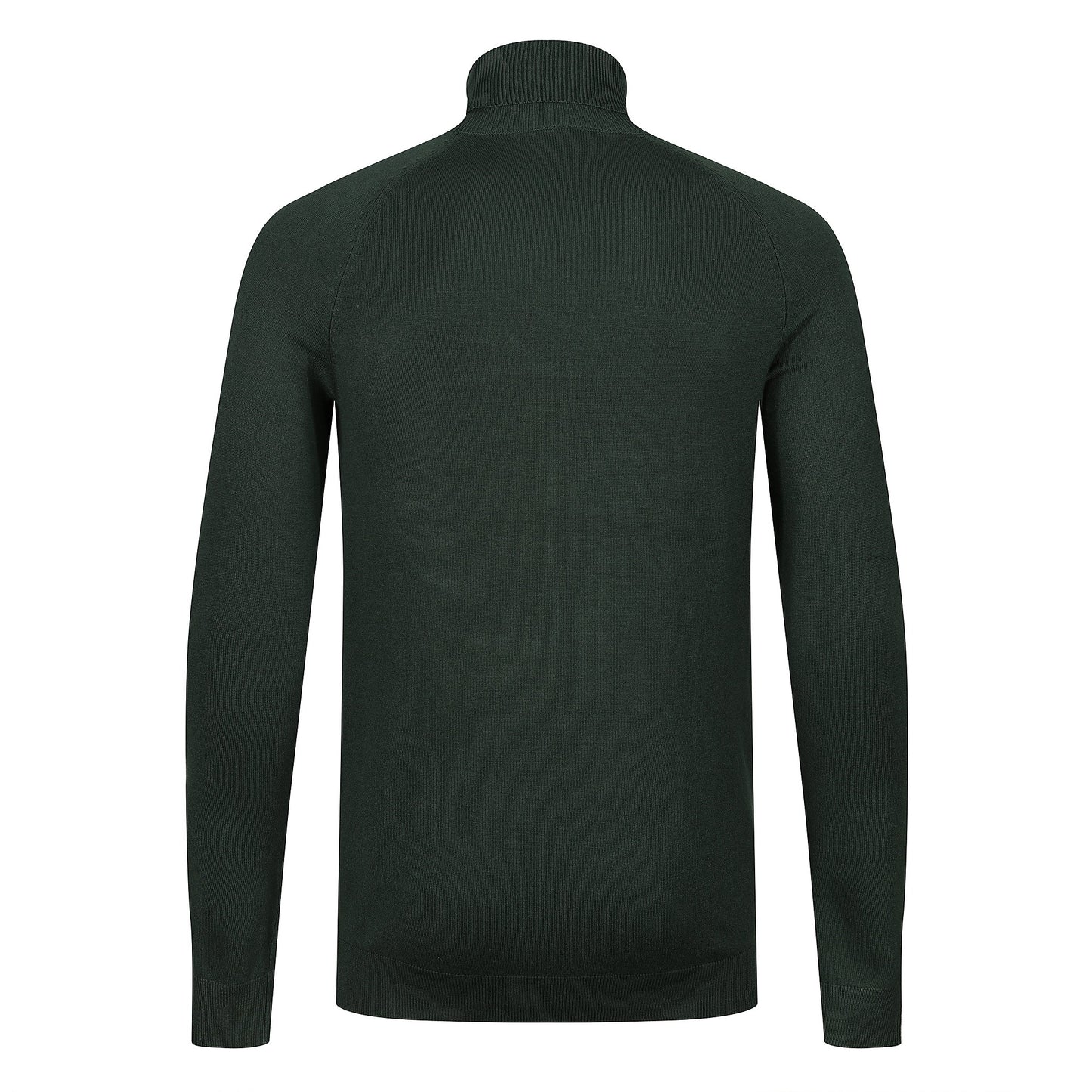 City Comfort Mens Turtle Roll Neck Jumper Lightweight Knit Sweater Casual Top - QHA UK