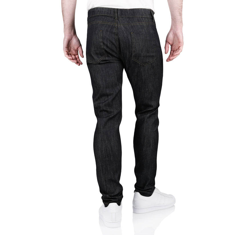 Ditch Plains BKX Mens Stretch Skinny Jeans Slim Fit Cotton Denim Pants - QHA UK