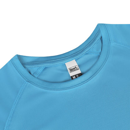 Roly Mens Gym T-Shirt Quick Dry Breathable Running Sports Contrast Panel Tee - QHA UK