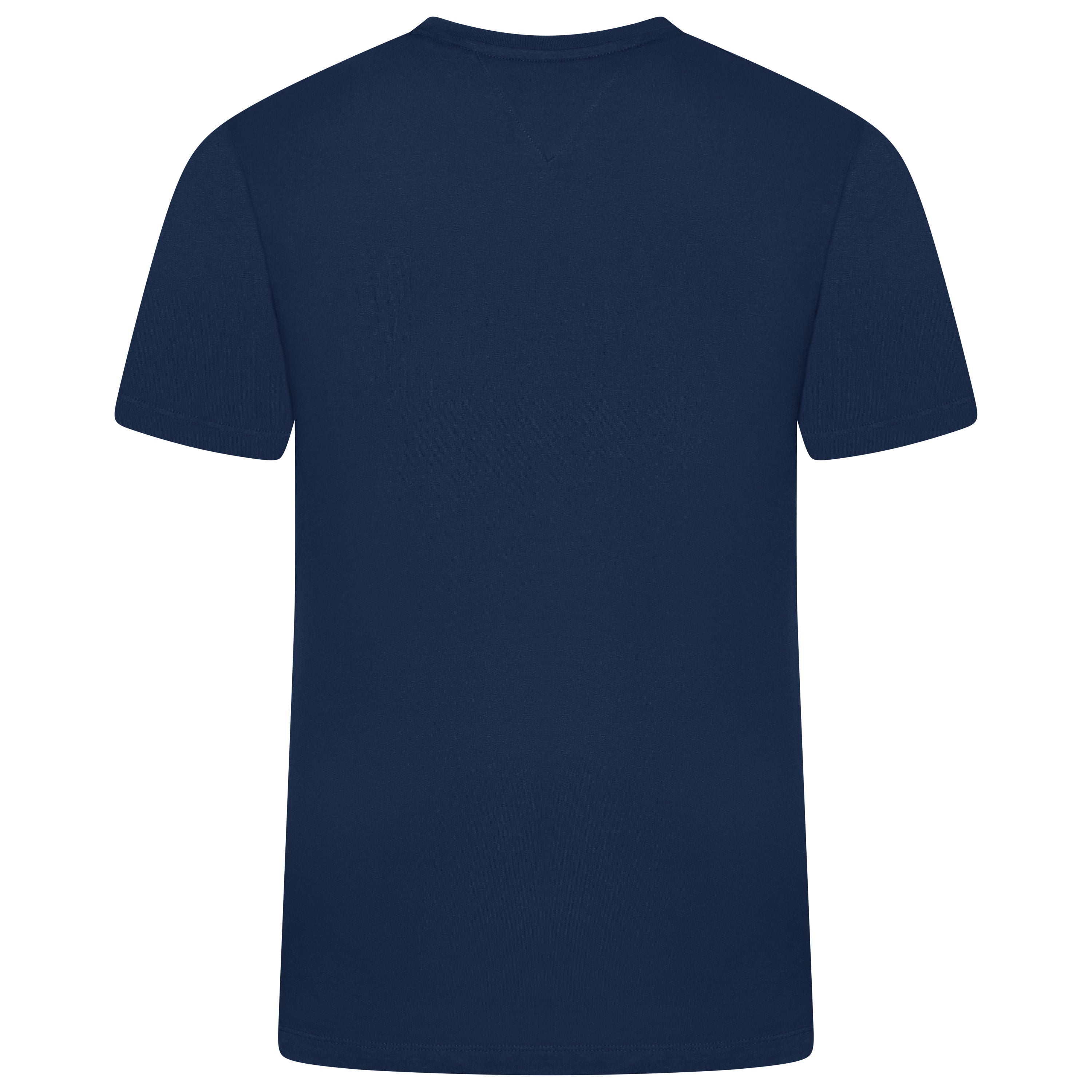 Tommy Hilfiger Mens Embroidered Logo Cotton Crew Neck T-Shirt S-2XL - QHA UK