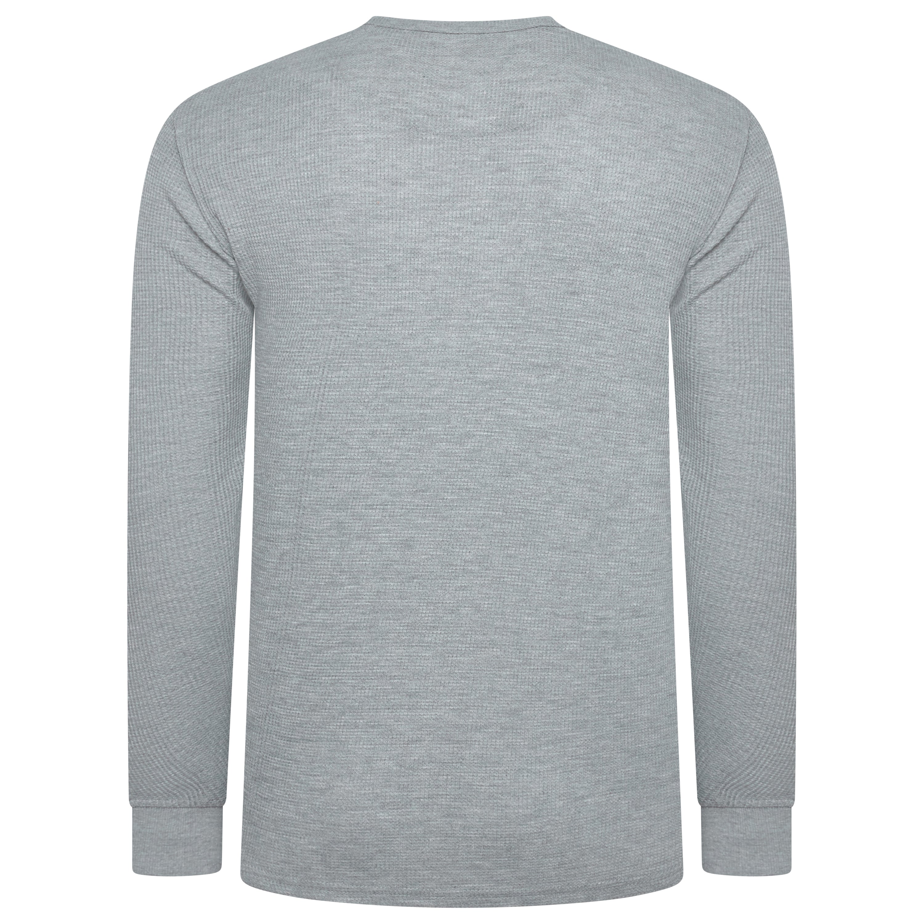 One Brand Crew Neck Waffle Knit T-Shirt