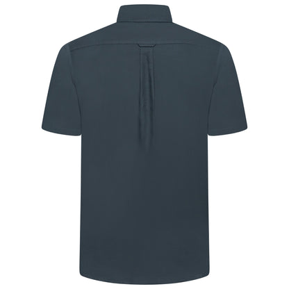 M&S Ultimate Pure Cotton Oxford Shirt Mens Short Sleeve S-4XL - QHA UK