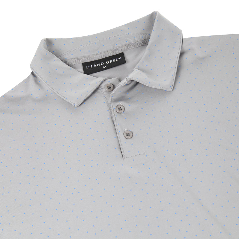 Mens Golf Polo Shirt Stretch Breathable Quick Dry Sports Casual Top - QHA UK