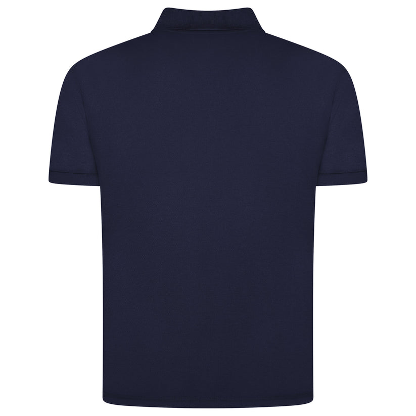 Mens 100% Cotton Polo Shirt Short Sleeve Pique Casual Work Top - QHA UK