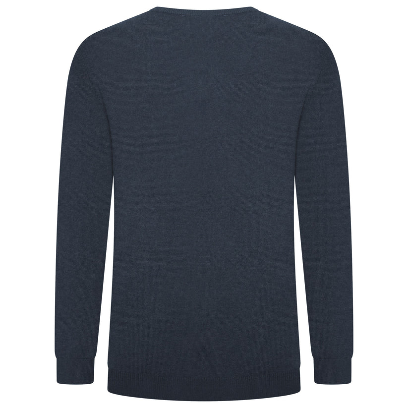Crew Clothing Mens V Neck Jumper Cotton Knit Sweater Casual Regular Fit - QHA UK