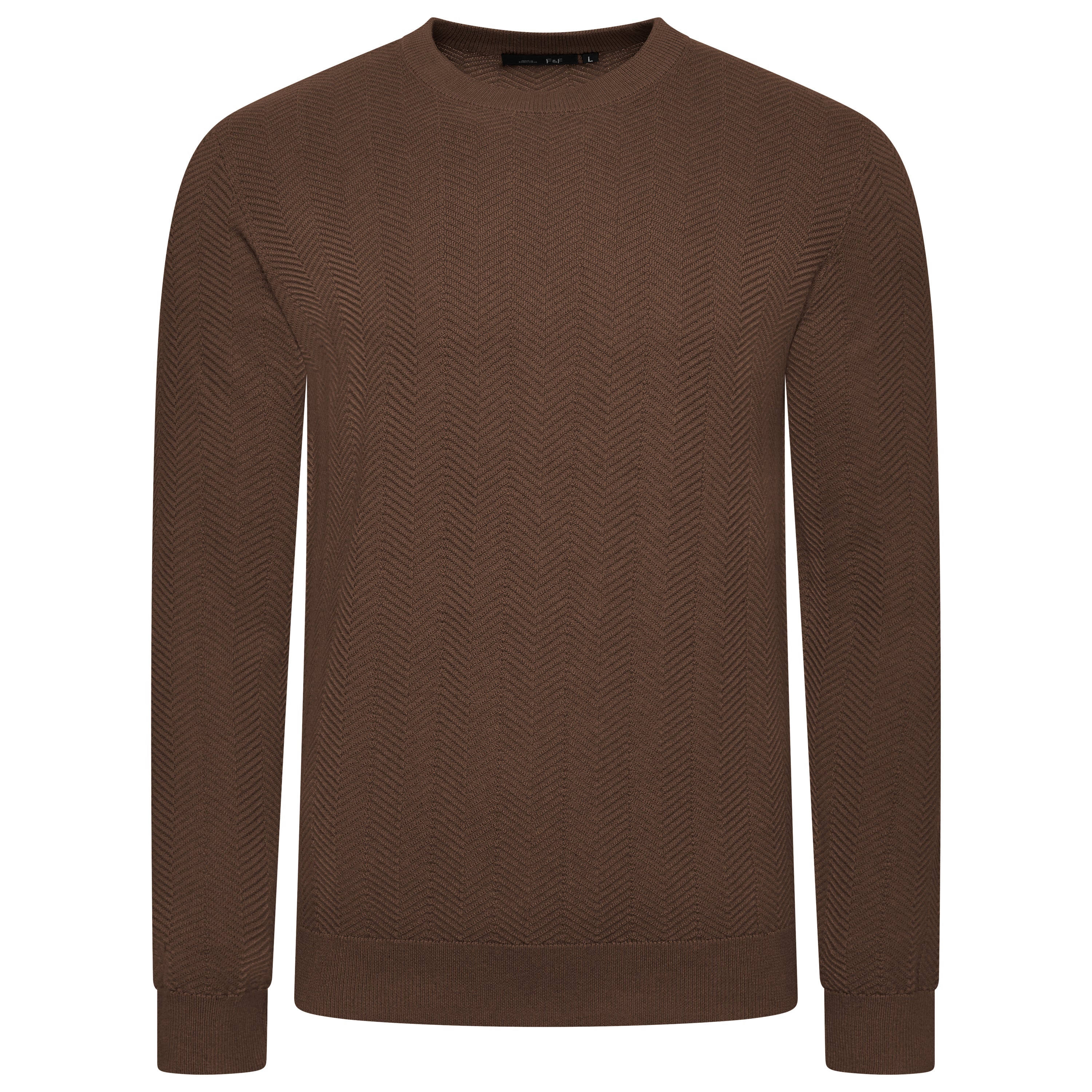 F&F Chevron Knit Pullover Jumper