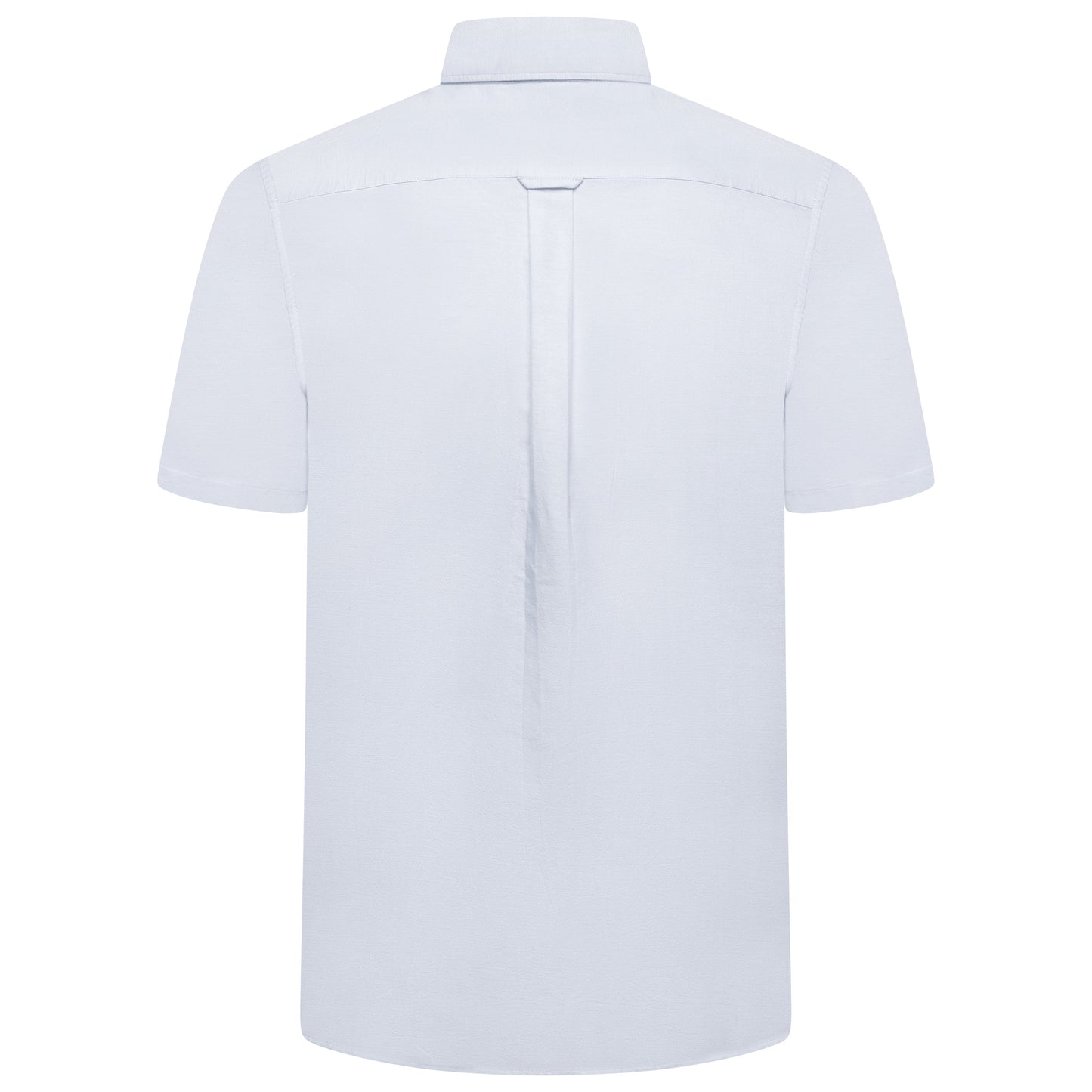 M&S Mens Cotton Oxford Shirt Short Sleeve Button Down Regular Fit - QHA UK