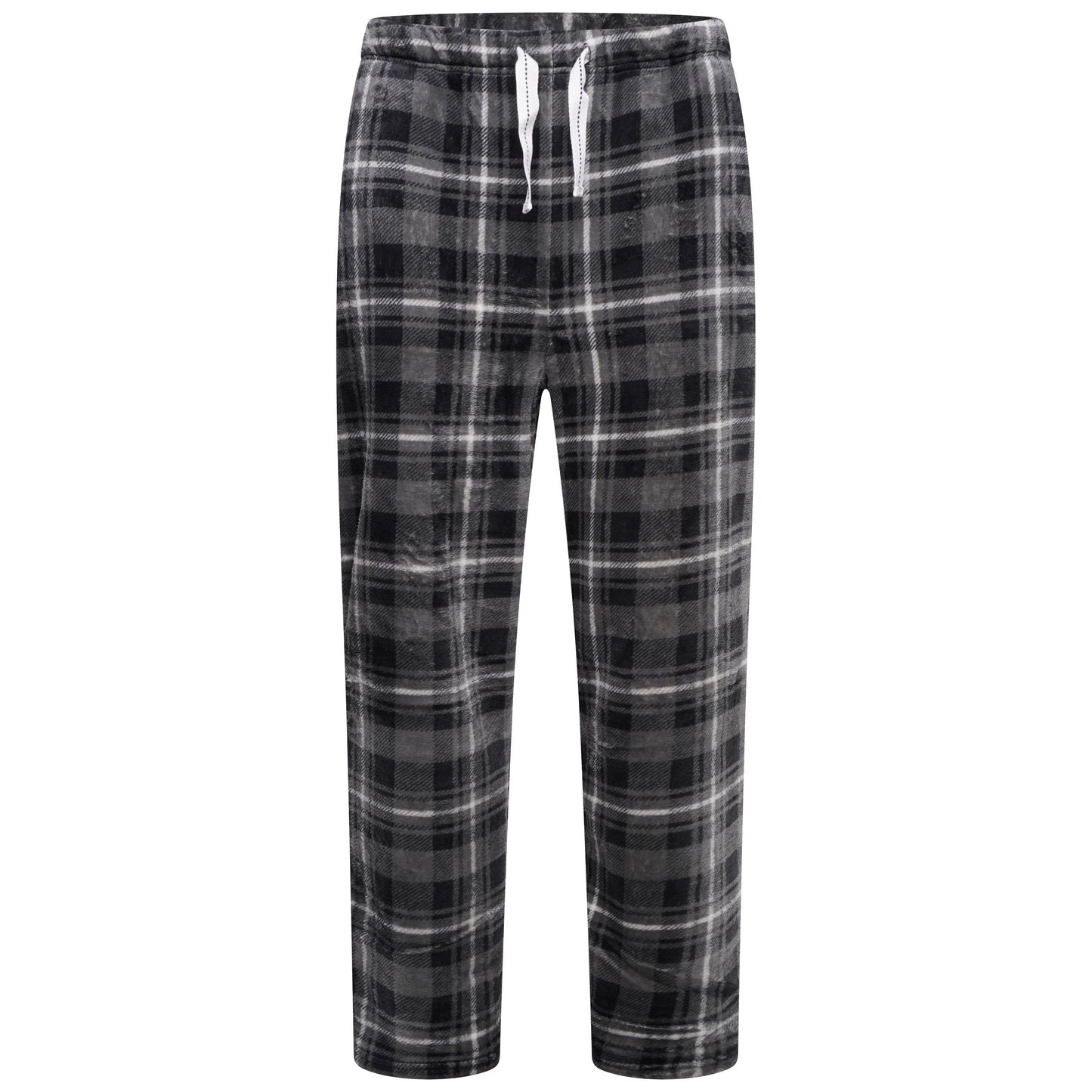 Mens Plush Fleece Lounge Set Pyjama Tracksuit Soft Warm Loungewear - QHA UK