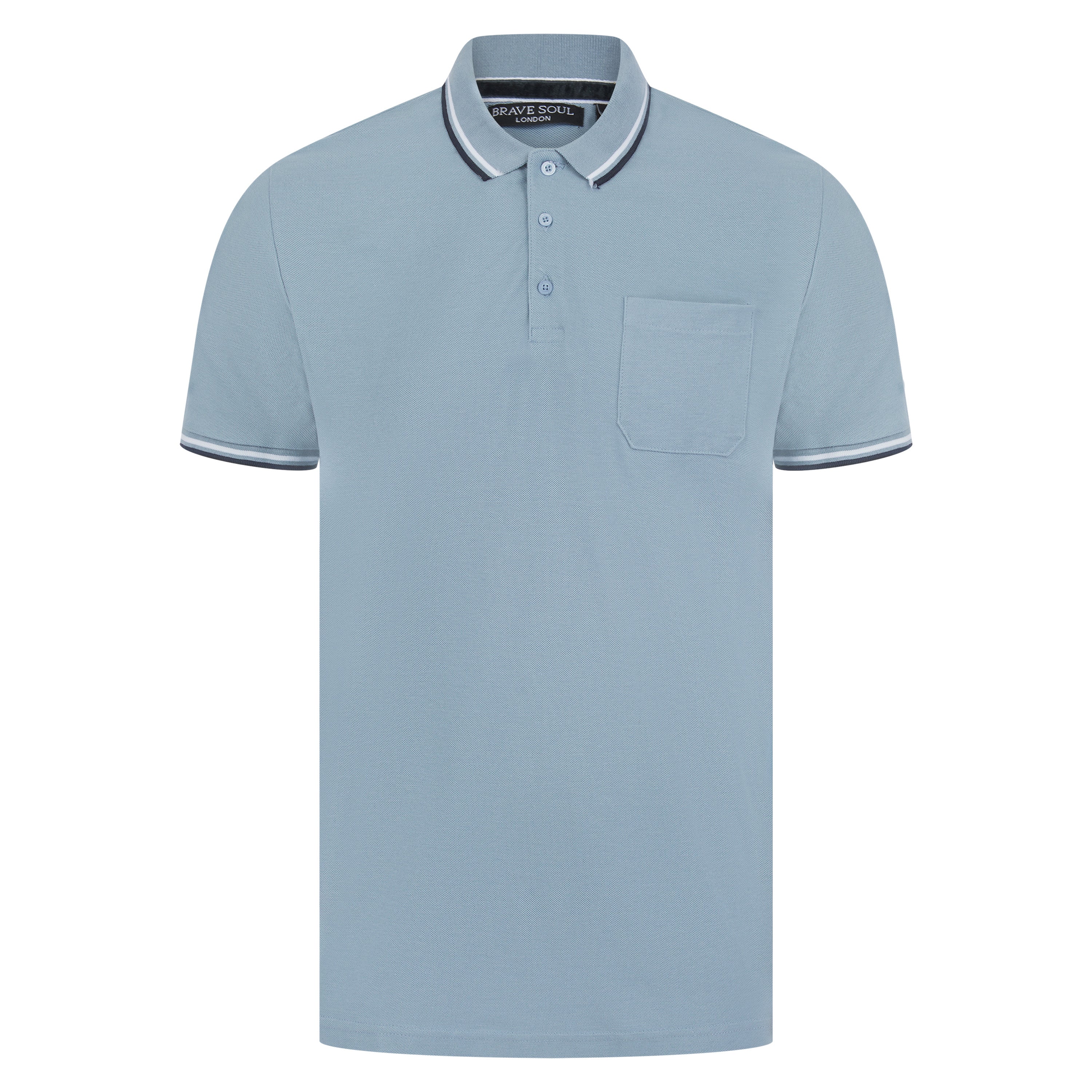 Brave Soul Cosmo Pique Polo Shirt