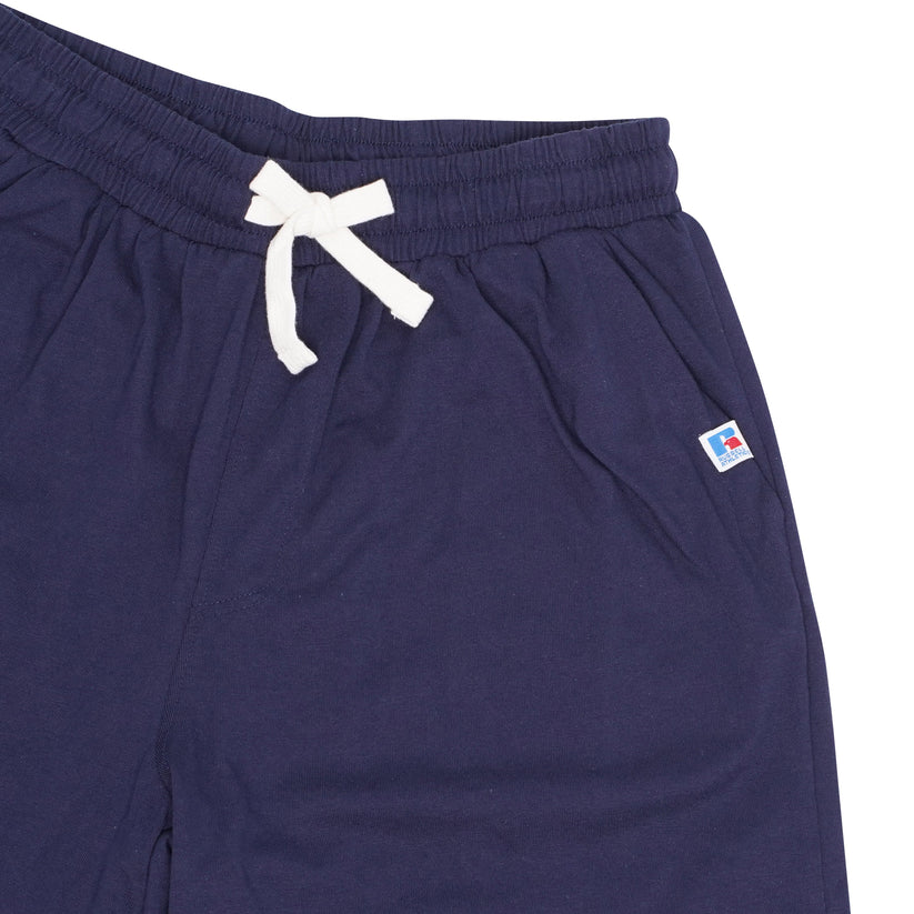 Russell Athletic Men's Jersey Shorts Gym Casual Cotton Elastic Waist - QHA UK