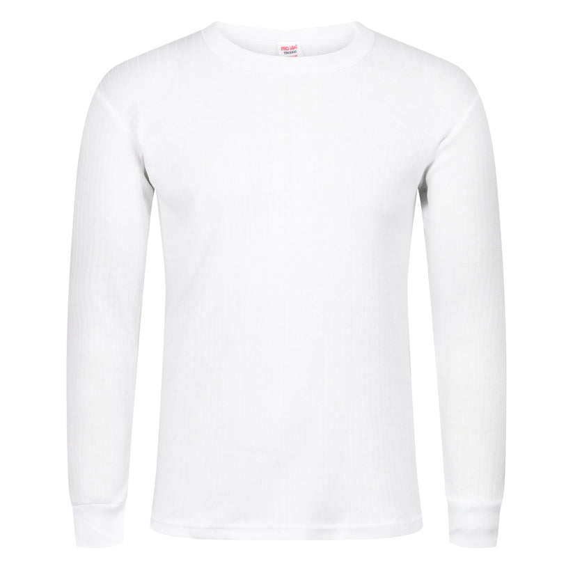 Mens Thermal Long Sleeve T-Shirt Warm Base Layer Heat Retention Top - QHA UK