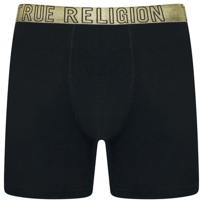 True Religion Men's Fly Front Boxer Briefs Cotton Stretch Pack of 4 S–XL