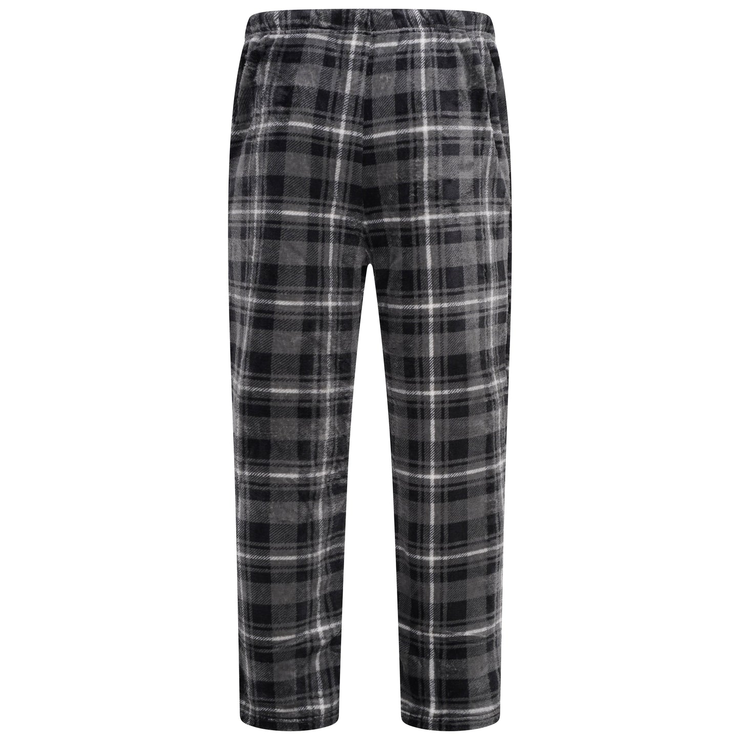 Mens Plush Fleece Lounge Set Pyjama Tracksuit Soft Warm Loungewear - QHA UK