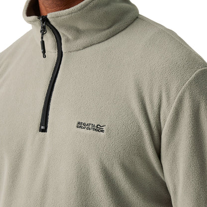 Regatta Mens Thompson Fleece 1/4 Zip Lightweight Anti Pill Pullover - QHA UK