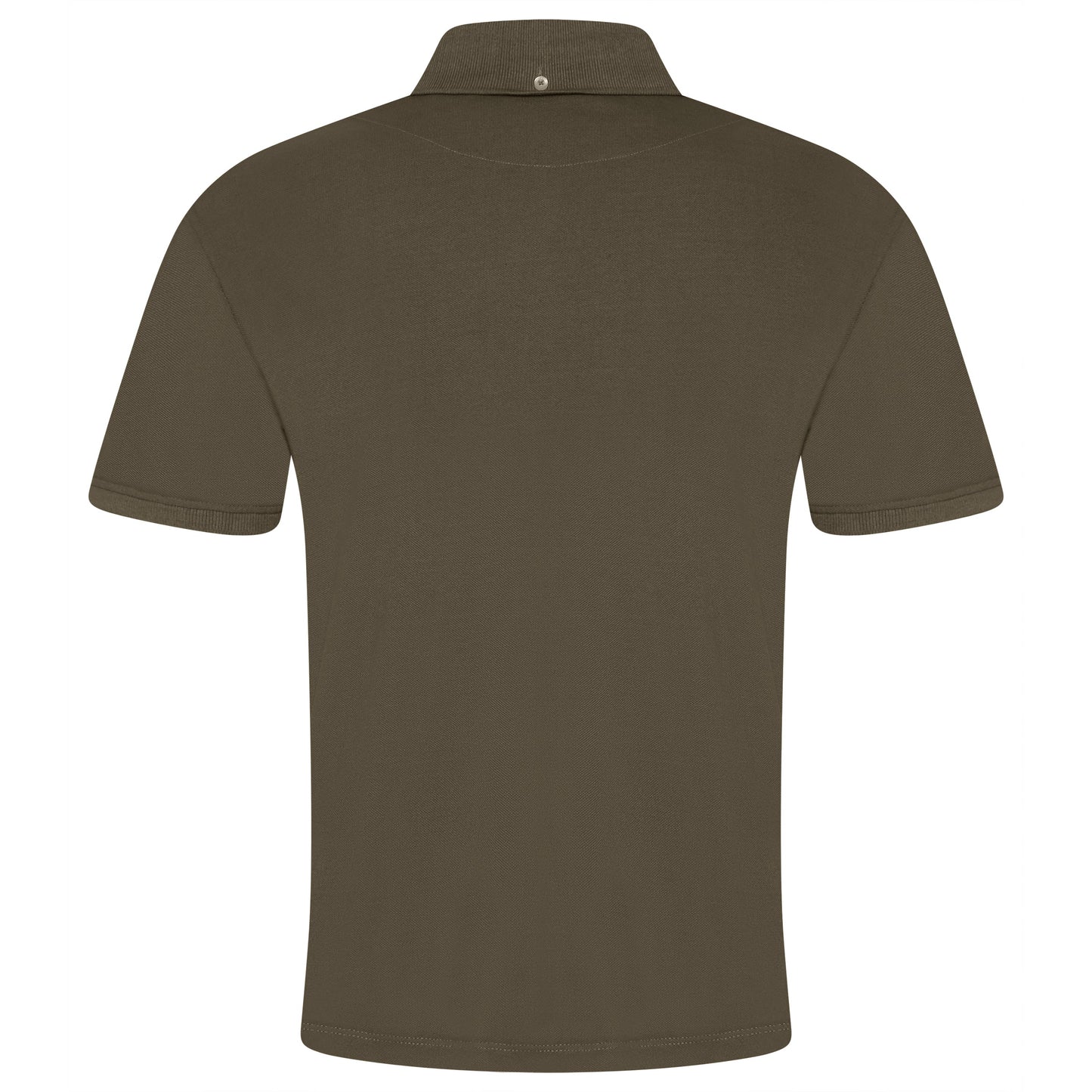 Evryone Mens Cotton Pique Polo Shirt Button Collar Short Sleeve Casual Top - QHA UK