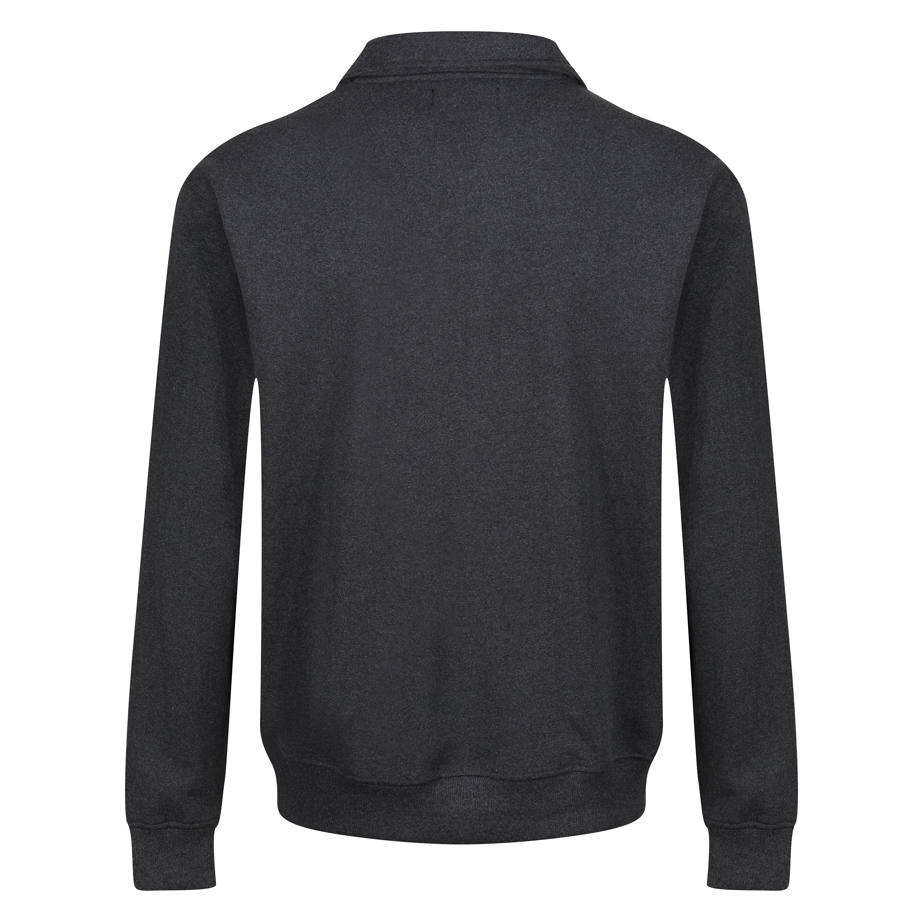 Mens Quarter Zip Sweatshirt Fleece Pullover Work Jumper Cotton Blend - QHA UK