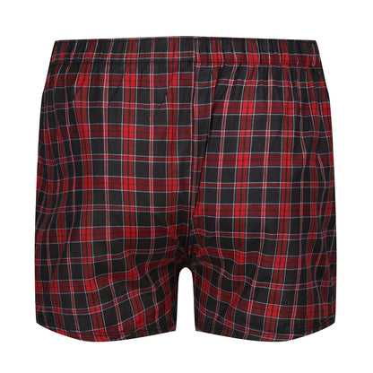 Payden Mens 3 Pack Check Boxer Shorts Cotton Rich Underwear S-2XL - QHA UK
