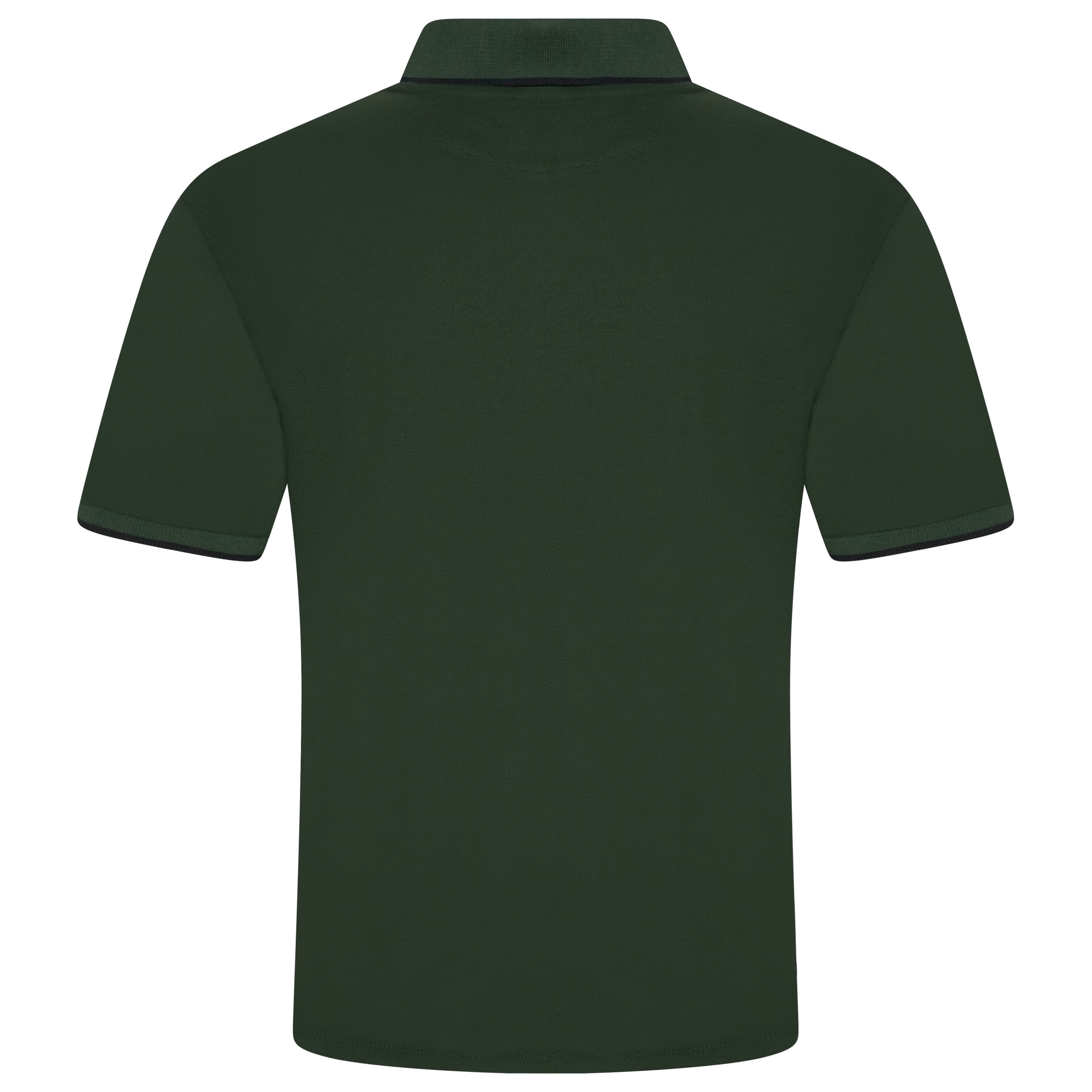Evryone Contrast Diagonal Stripe Polo Shirt