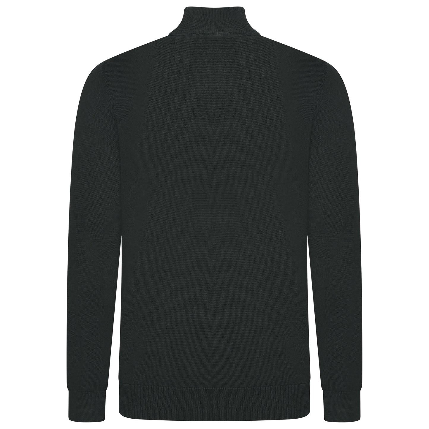 Mens Jacamo Quarter Zip Jumper Cotton Lightweight Knit Pullover S-6XL - QHA UK