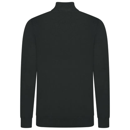 Mens Jacamo Quarter Zip Jumper Cotton Lightweight Knit Pullover S-6XL - QHA UK