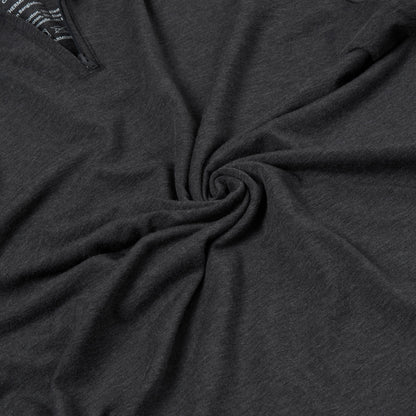 Mens Thermal Quarter Zip Pullover Stretch Lightweight Layering Top - QHA UK