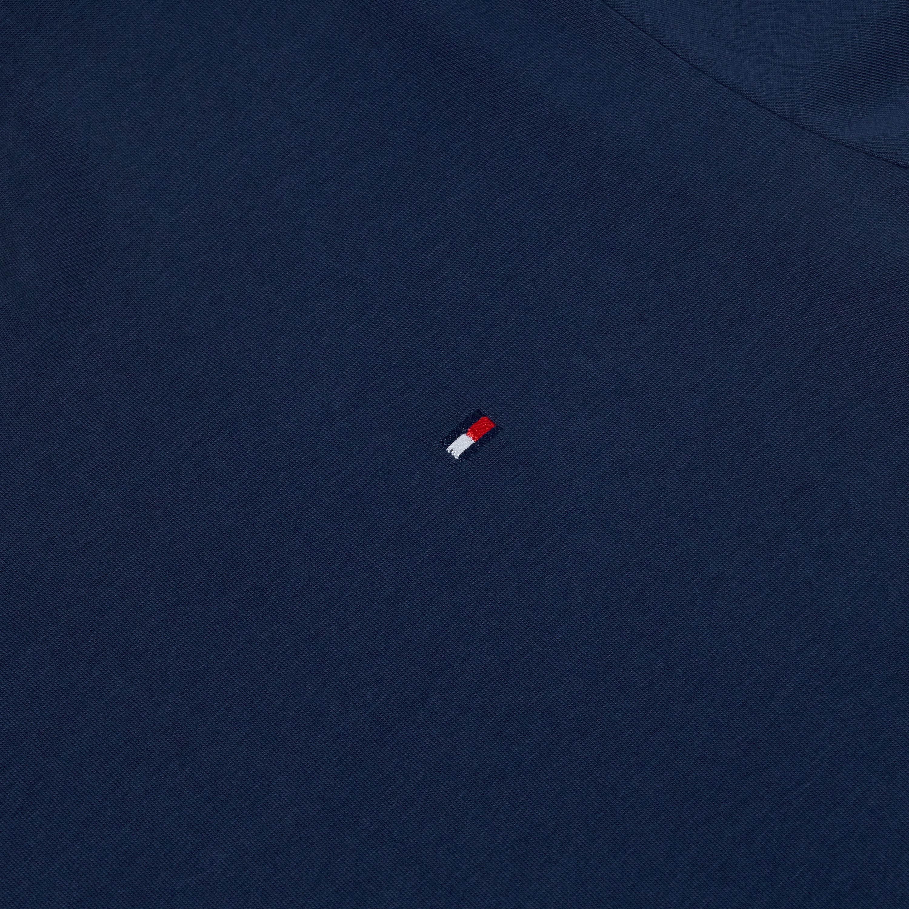 Tommy Hilfiger Mens Embroidered Logo Cotton Crew Neck T-Shirt S-2XL - QHA UK