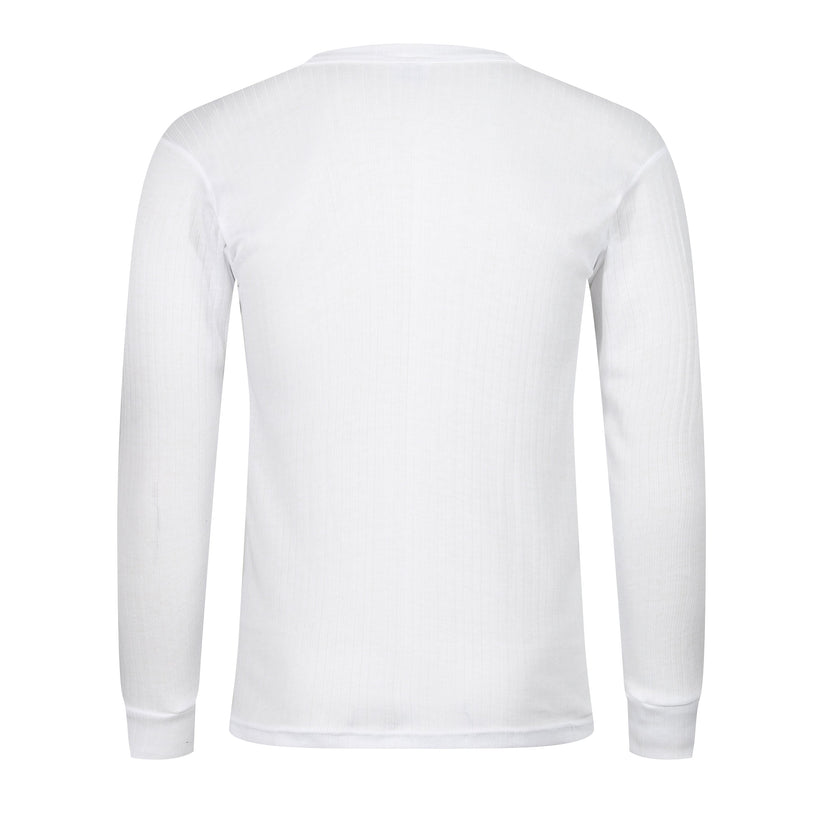 Mens Thermal Long Sleeve T-Shirt Warm Base Layer Heat Retention Top - QHA UK