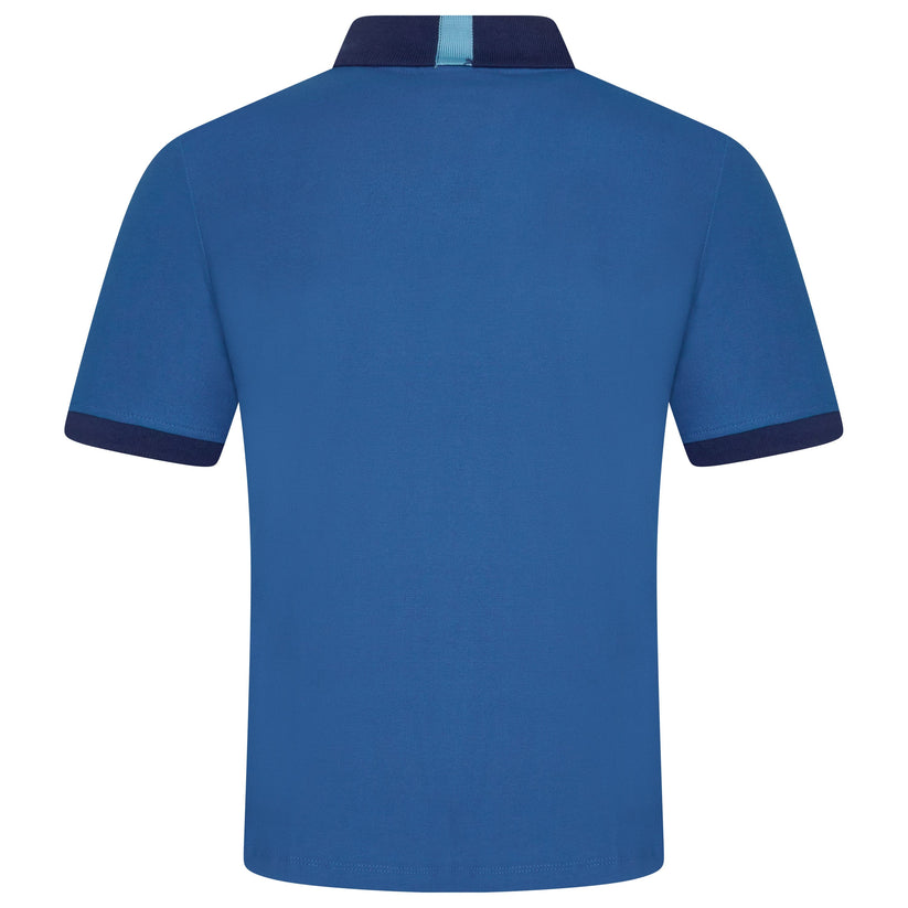 Mens Cotton Polo Shirt Contrast Collar Pique Casual T-Shirt S-2XL UK - QHA UK