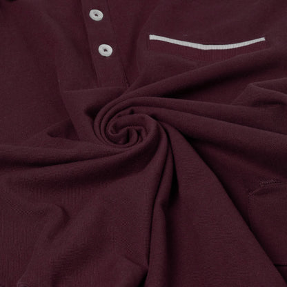 Evryone Mens Cotton Polo Shirt Contrast Tipped Short Sleeve Smart Casual Top - QHA UK