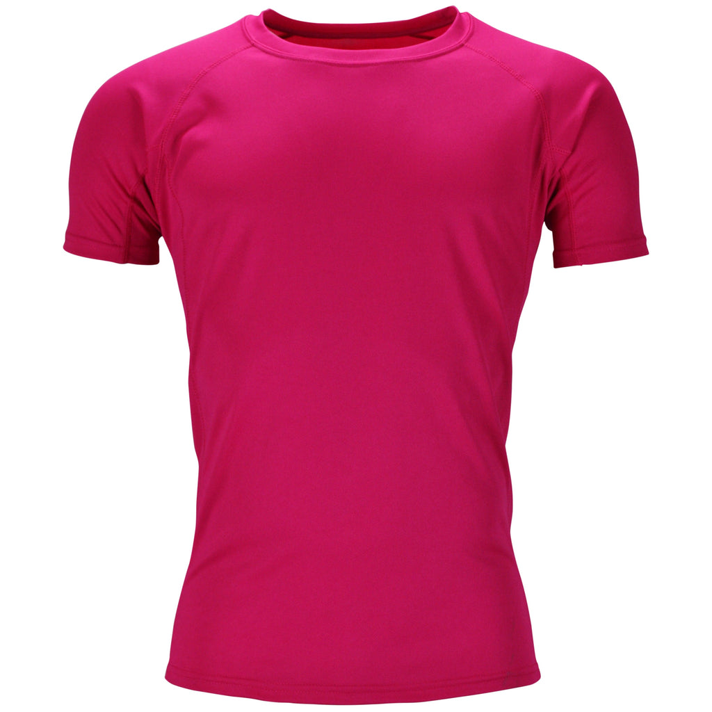 Mens Gym T-Shirt Moisture Wicking Sports Running Training Breathable Tee - QHA UK