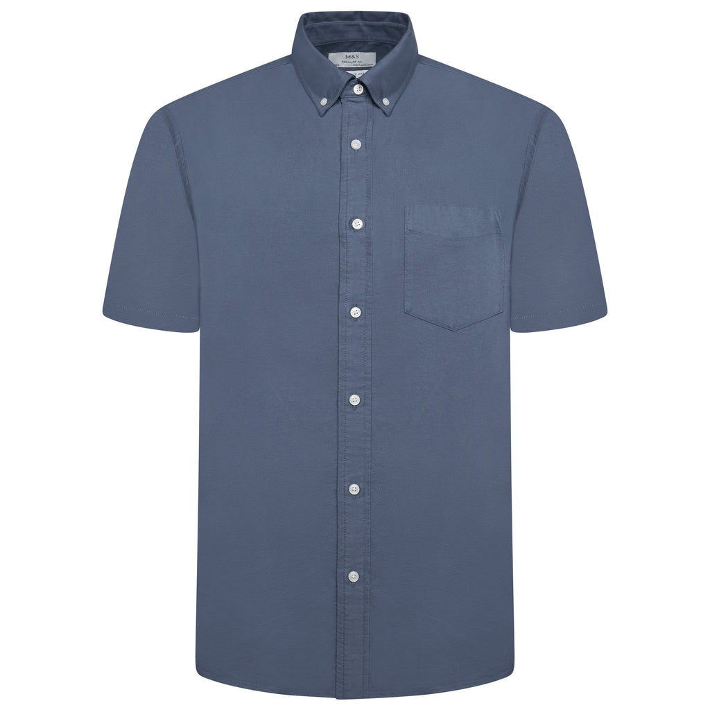 M&S Assorted Ultimate Pure Cotton Oxford Shirt