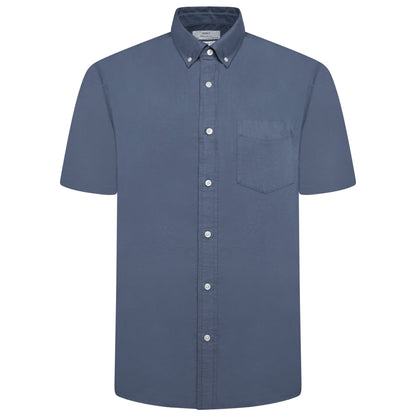 M&S Ultimate Pure Cotton Oxford Shirt Mens Short Sleeve S-4XL - QHA UK