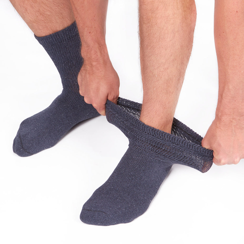 Grip Guardian 3 Pairs Non-Restrictive Diabetic Socks