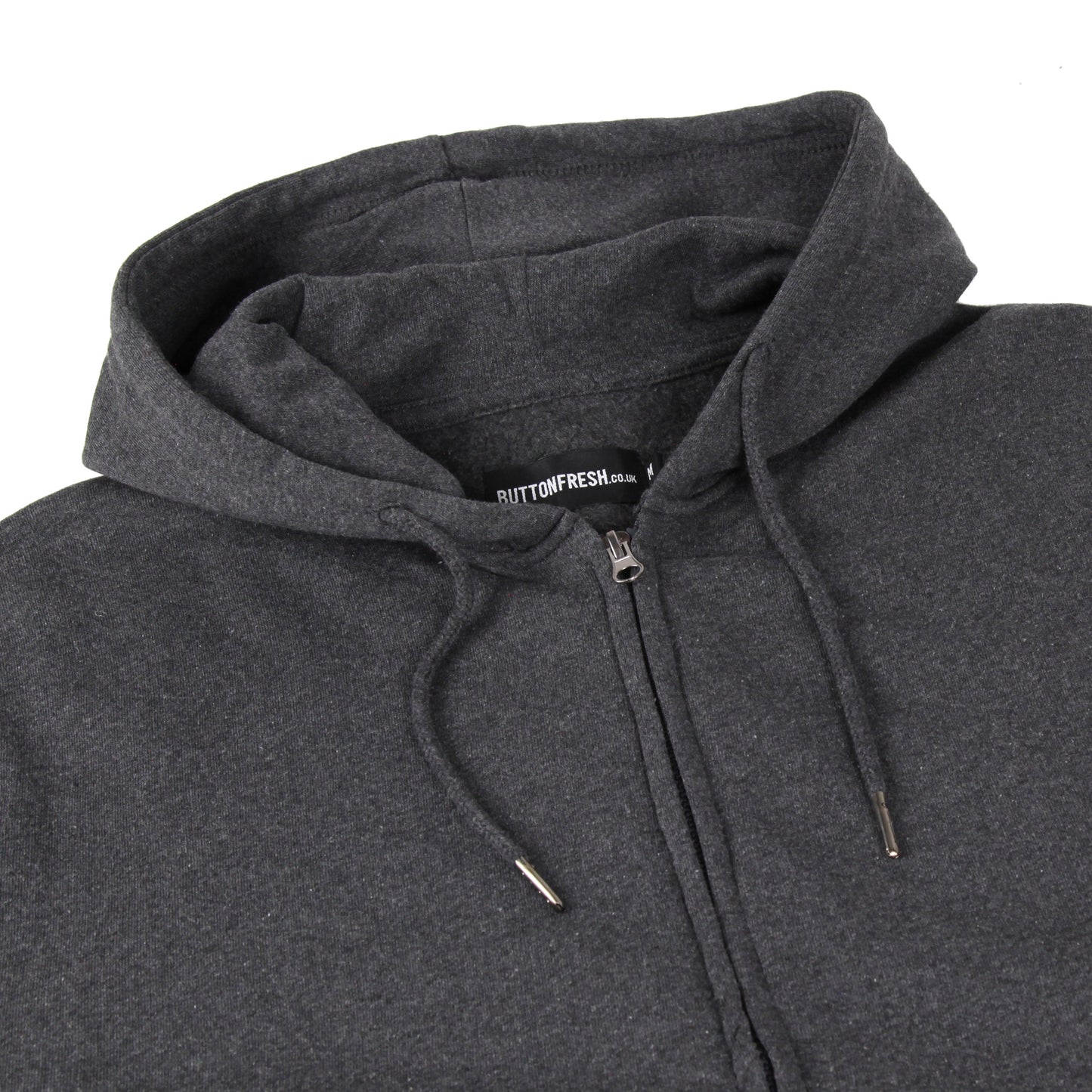 Mens Full Zip Hoodie Fleece Sweatshirt Jacket Casual Hooded Top - QHA UK