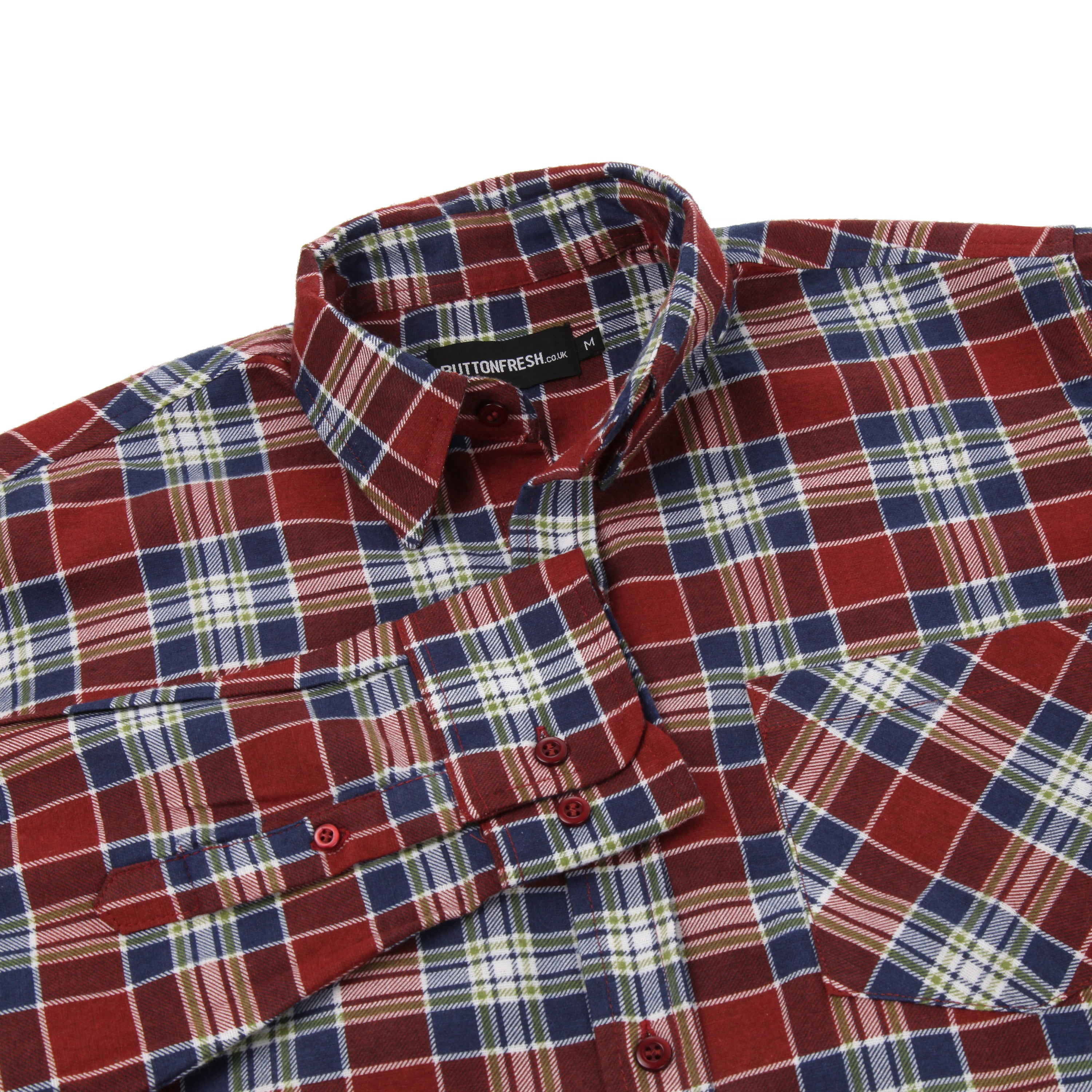 ButtonFresh Brushed Cotton Check Shirt