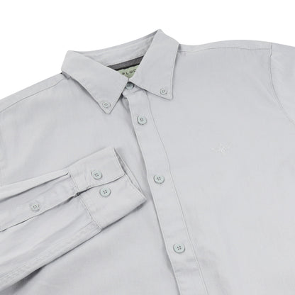 TL London Mens 100% Cotton Shirt Long Sleeve Button Down Smart Casual Regular Fit - QHA UK
