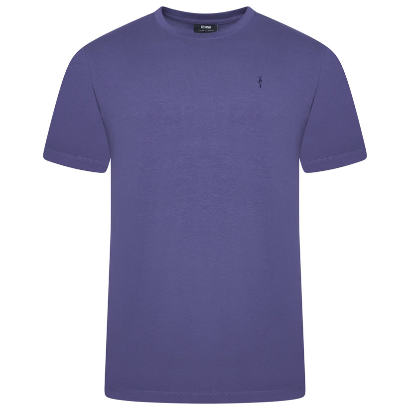 Ochnik Mens Stretch Cotton T-Shirt Crew Neck Logo Tee Regular Fit S-4XL - QHA UK