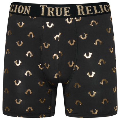 True Religion Men's Fly Front Boxer Briefs Cotton Stretch Pack of 4 S–XL