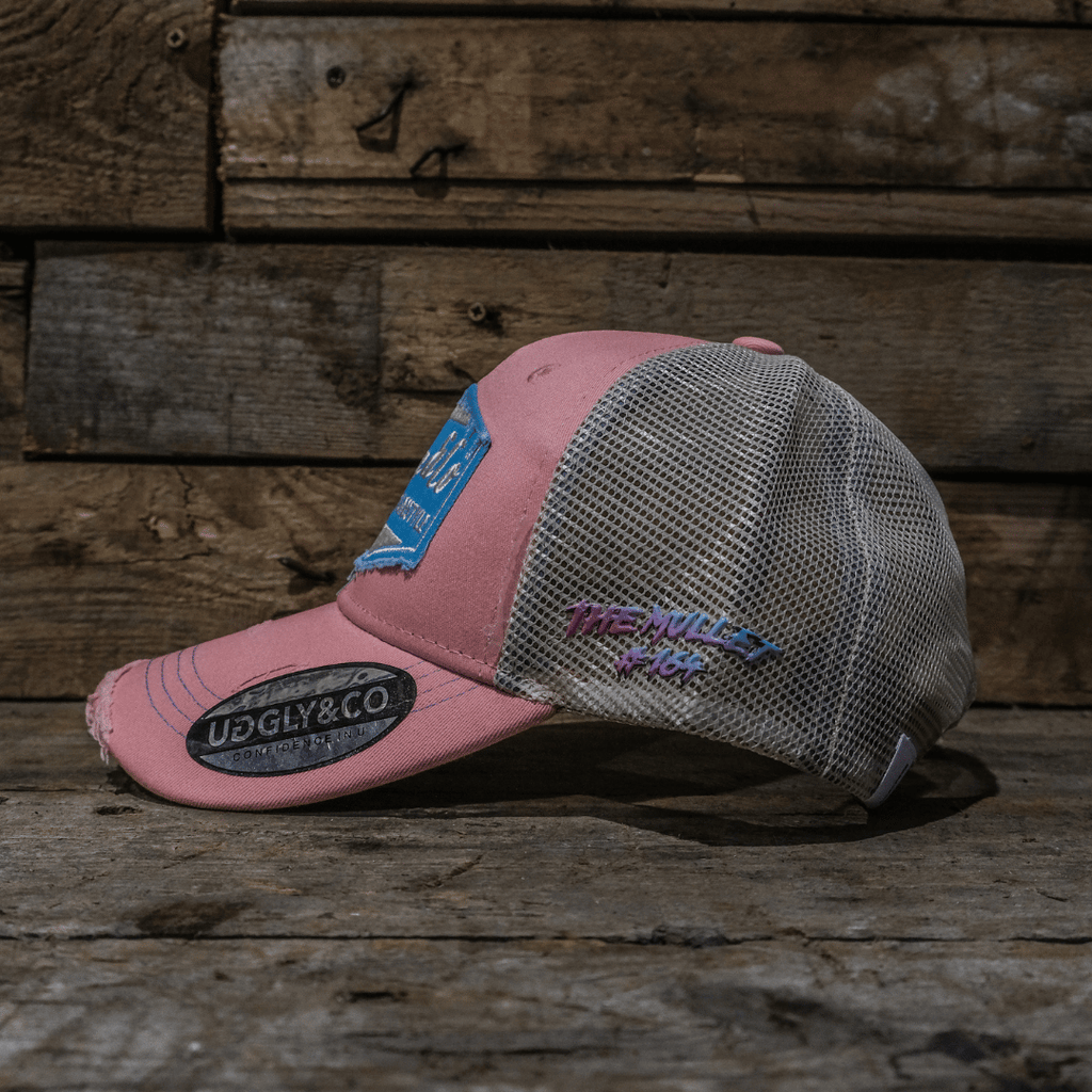 Pastel Pink & Blue Diamond Cap