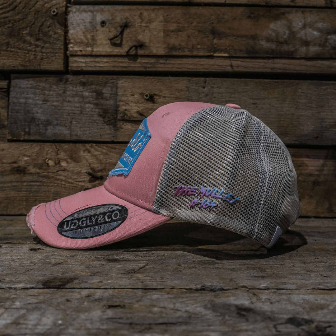 Pastel Pink & Blue Diamond Cap