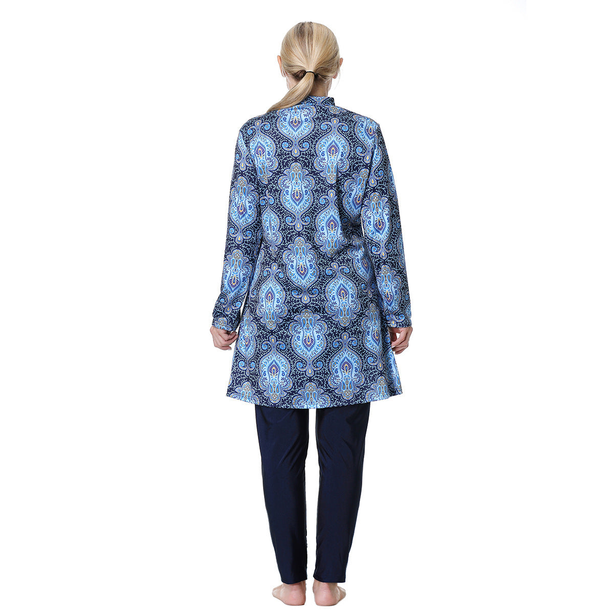 Plus Size Modest Swimwear Set, 3-Pieces Swimsuit