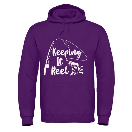 Keeping It Reel” Graphic Print Unisex Hoodie
