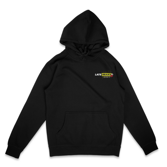 Late Brake Ae86 Die-cast Hoodie T-Shirt Car Enthusiast Tee | Late - QHA UK