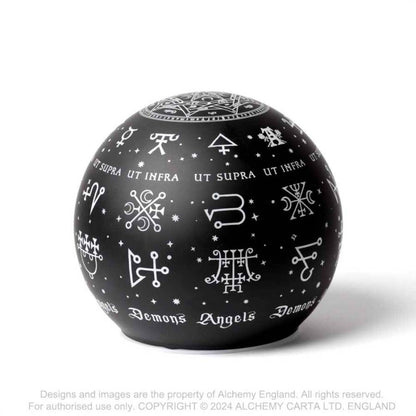 LED Light Alchemy Angels and Demons Globe - QHA UK