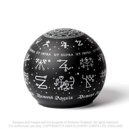 LED Light Alchemy Angels and Demons Globe - QHA UK