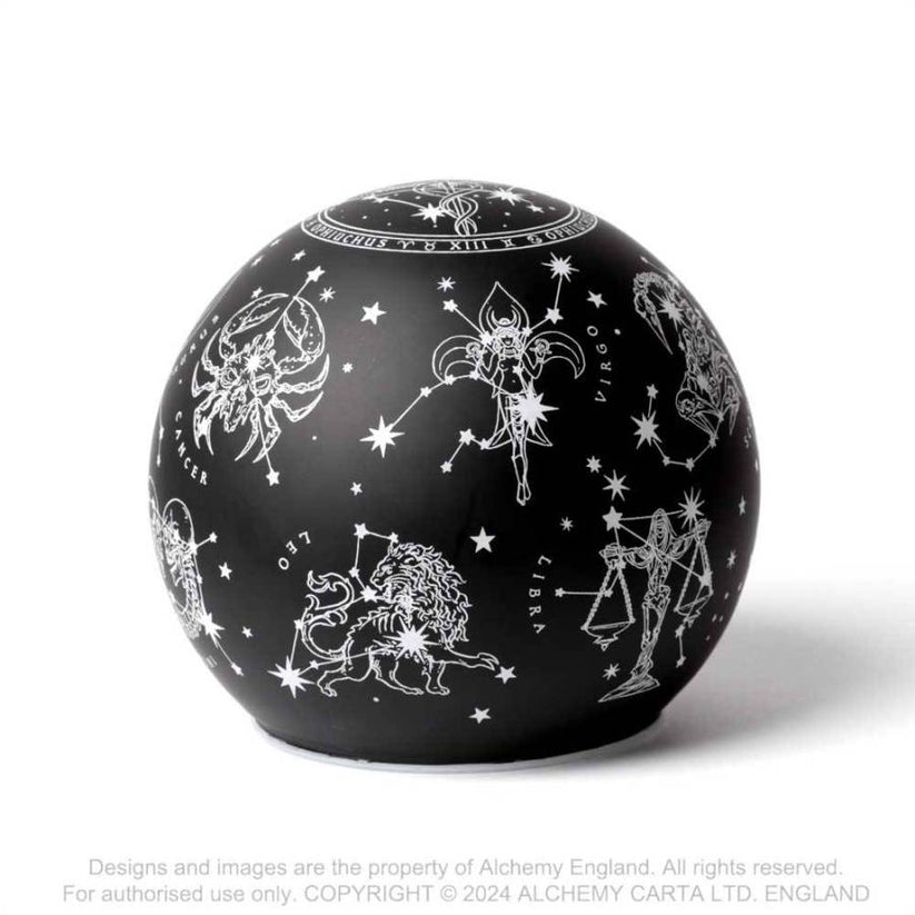 LED Light Alchemy Astrology Globe - QHA UK