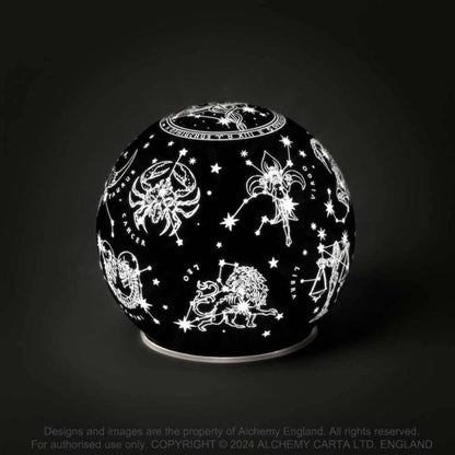 LED Light Alchemy Astrology Globe - QHA UK