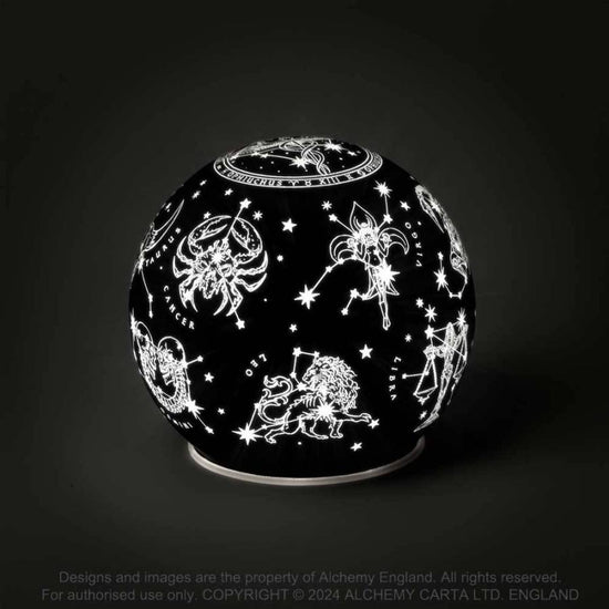 LED Light Alchemy Astrology Globe - QHA UK