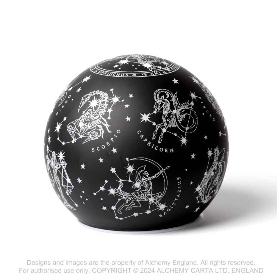 LED Light Alchemy Astrology Globe - QHA UK