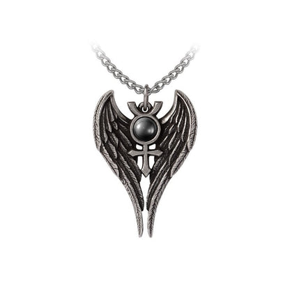 Alchemy Gothic Pendant Angel of Mercury - QHA UK